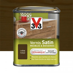 Vernis V33 Meubles et Boiseries Satin Chêne foncé - 0,25L