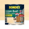 Vernis intérieur BONDEX 2 en 1 Incolore brillant - 0,25L