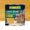 Vernis intérieur BONDEX 2 en 1 Chêne clair brillant - 0,25L