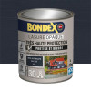 Lasure opaque BONDEX Très Haute Protection 8 ans Gris anthracite (ral 7016) - 1L