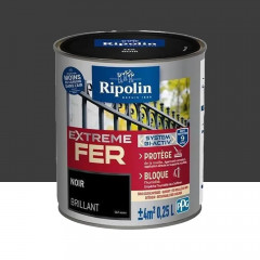 Peinture Fer RIPOLIN Extreme Fer Bi-Activ Noir - 0,25L