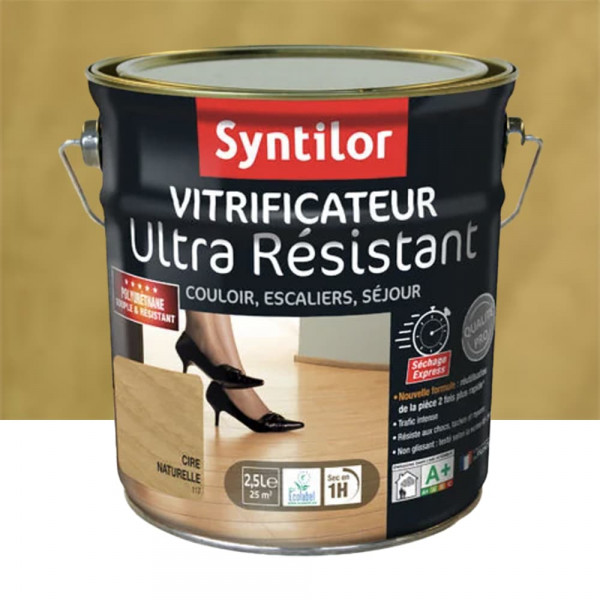 Vitrificateur Ultra Résistant Syntilor Cire naturelle - 2,5L