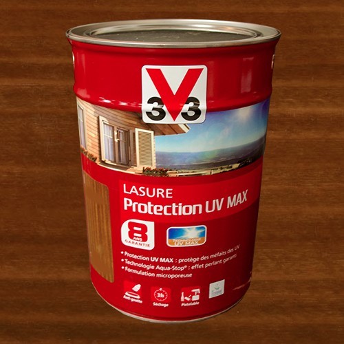 V33 Lasure Protection UV MAX 8ans Chêne Ambré