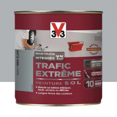 Peinture Sol Résine V33 Trafic Extrême Gris clair - 0,5L