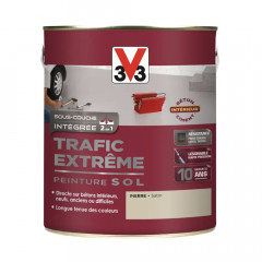 Peinture Sol Résine V33 Trafic Extrême Pierre - 2,5L