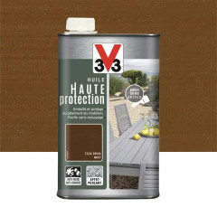 Huile Haute protection V33 Teck brun - 1L
