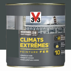 Peinture Fer V33 Climats Extrêmes Noir charbon Brillant - 0,5L