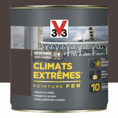 Peinture Fer V33 Climats Extrêmes Brun havane Brillant - 0,5L