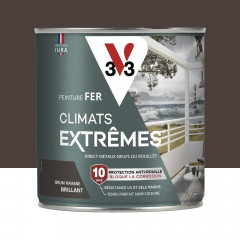 Peinture Fer V33 Climats Extrêmes Brillant Brun havane - 0,5L