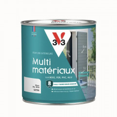 Peinture extérieure V33 Multi-matériaux Satin Blanc - 0,5L