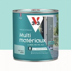 Peinture extérieure V33 Multi-matériaux Satin Bleu lagune - 0,5L