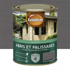 Lasure Xyladécor Abris et palissades Anthracite opaque - 1L