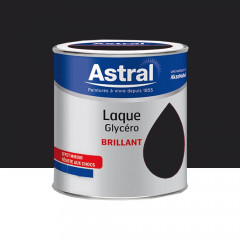 Laque Glycéro Brillante ASTRAL Noir - 0,5L