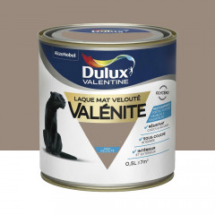 Laque mat velouté Dulux Valentine Valénite Taupe - 0,5L