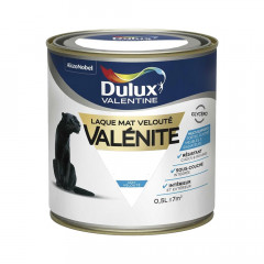 Laque mat velouté Dulux Valentine Valénite Blanc - 0,5L
