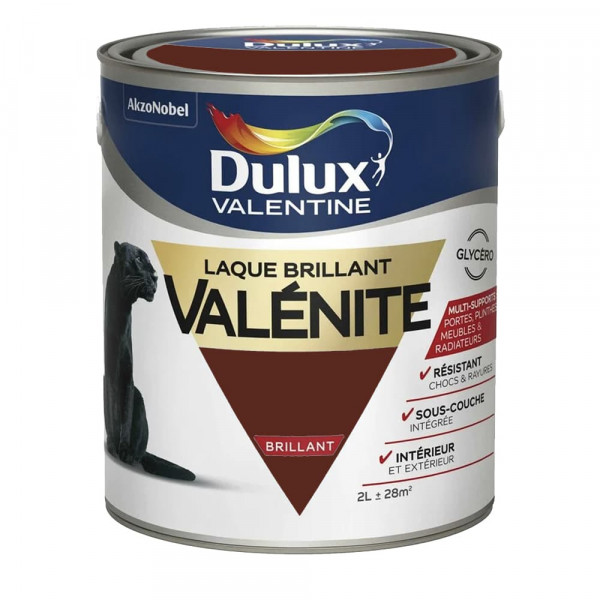 Laque brillant Dulux Valentine Valénite Ton Bois - 2L