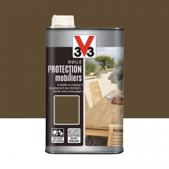 Huile Protection mobiliers V33 Chêne foncé - 1L