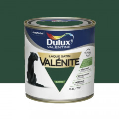 Laque satin Dulux Valentine Valénite Vert Basque - 0,5L