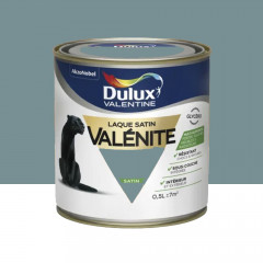 Laque satin Dulux Valentine Valénite Bleu gris - 0,5L