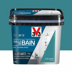 Peinture Multi-Matériaux Salle de bain V33 Deco Lab Bleu lagon - 0,75L