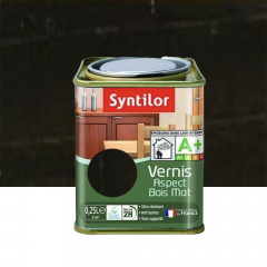 Vernis SYNTILOR Aspect Bois Mat Wengé - 0,25L