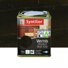 Vernis SYNTILOR Aspect Bois Ciré Wengé - 0,25L