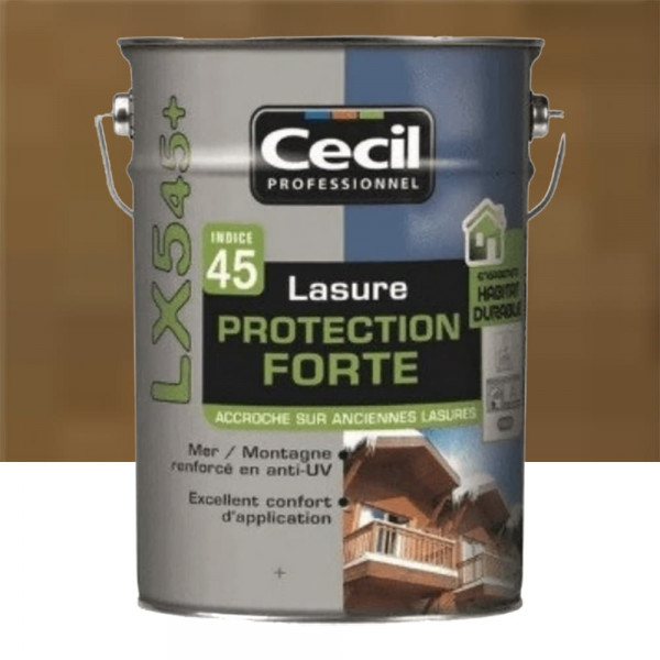 Lasure Protection Forte CECIL LX545+ Chêne - 5L