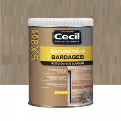 Saturateur Bardages CECIL SX835 Gris métallisé - 1L