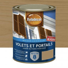 Lasure Xyladécor Volets & Portails Glycéro 8ans Chêne - 1L