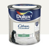 Peinture multi-supports Dulux Valentine Crème de Couleur Satin Blanc - 0,5L