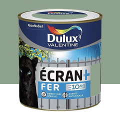 Peinture fer DULUX VALENTINE Ecran+ brillant Vert Provence - pot