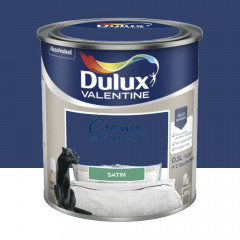 Peinture multi-supports Dulux Valentine Crème de Couleur Satin Eclipse - 0,5L