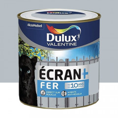 Peinture fer DULUX VALENTINE Ecran+ brillant Gris clair - pot