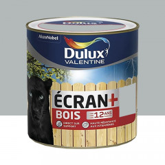 Peinture bois DULUX VALENTINE Ecran+ Bois Gris franc - pot