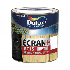 Peinture bois DULUX VALENTINE Ecran+ Bois Blanc - pot