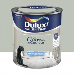 Peinture multi-supports Dulux Valentine Crème de Couleur Finition Mat Douceur de l'aube - 0,5L