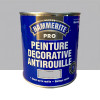 HAMMERITE Peinture Décorative Antirouille Argent brillant - 0,5L