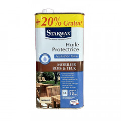 Huile protectrice mobilier & teck STARWAX Incolore - 1,2L