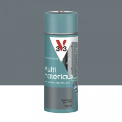 Bombe de peinture aérosol V33 Multi-matériaux Gris bleuté - 400ml