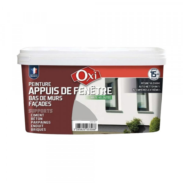 Peinture Appuis de fenêtre OXI Gris antique - 2,5L