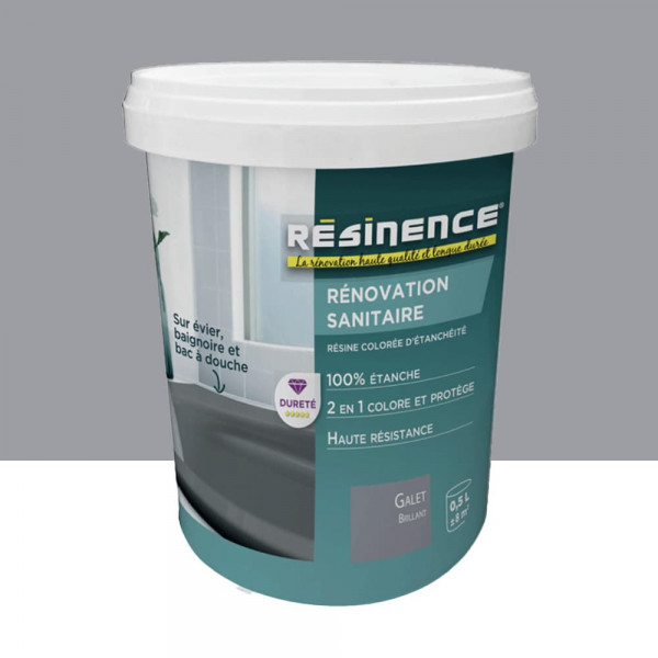 Résine Rénovation sanitaire RESINENCE Galet - 0,5L