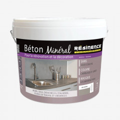 Enduit de rénovation RESINENCE Béton minéral Gris sidéral - 6kgs