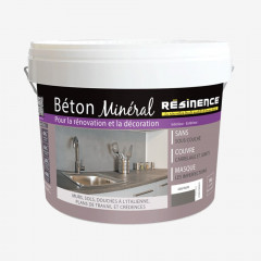 Enduit de rénovation RESINENCE Béton minéral Gris taupe - 6kgs