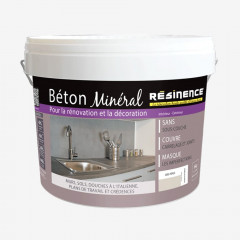 Enduit de rénovation RESINENCE Béton minéral Gris perle - 6kgs