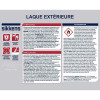 Laque Extérieure SIKKENS Satin Bleu vert - étiquette