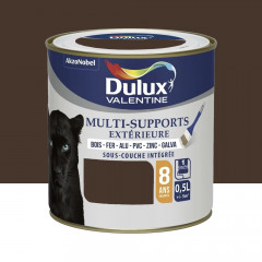 Peinture Dulux Valentine multi-supports extérieure Brun Normandie- 0,5L