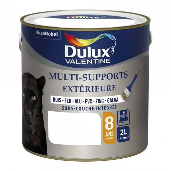 Peinture Dulux Valentine multi-supports extérieure Blanc - 2L