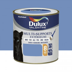 Peinture Dulux Valentine multi-supports extérieure Bleu provence - 0,5L