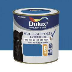 Peinture Dulux Valentine multi-supports extérieure Bleu breton - 0,5L