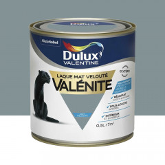 Laque mat velouté Dulux Valentine Valénite Gris Building - 0,5L